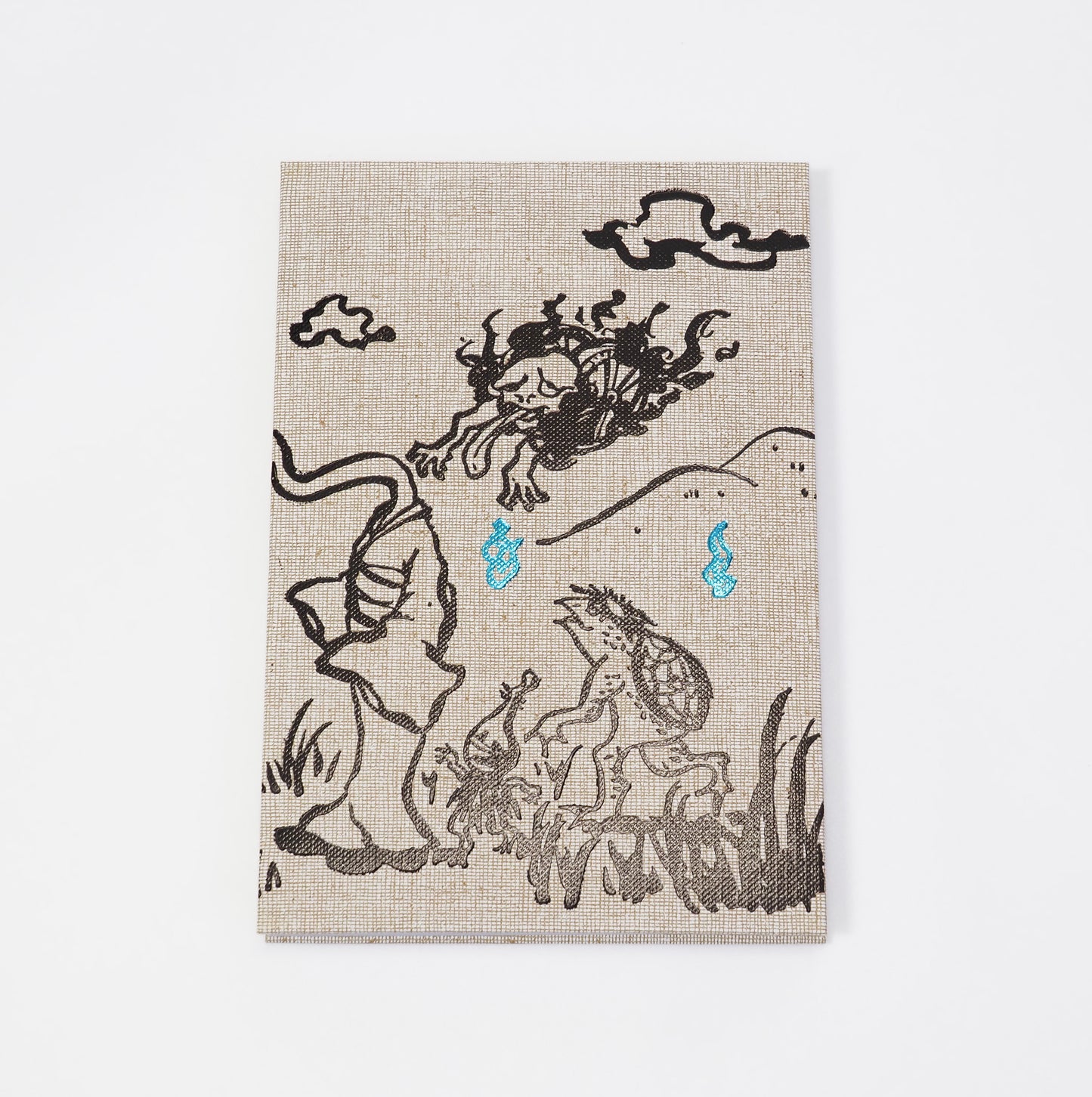 Accordion-style Notebook Japanese Washi Paper Goshuincho Yokai Hyakki Yagyō