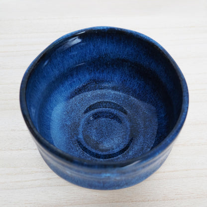 Mino Ware Matcha Bowl | Indigo Glaze | Chawan Tea Ceremony Utensil