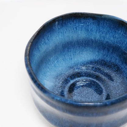 Mino Ware Matcha Bowl | Indigo Glaze | Chawan Tea Ceremony Utensil