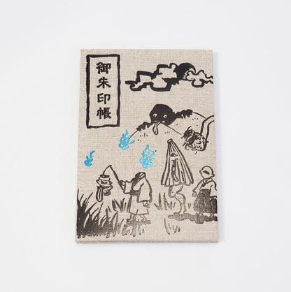 Accordion-style Notebook Japanese Washi Paper Goshuincho Yokai Hyakki Yagyō