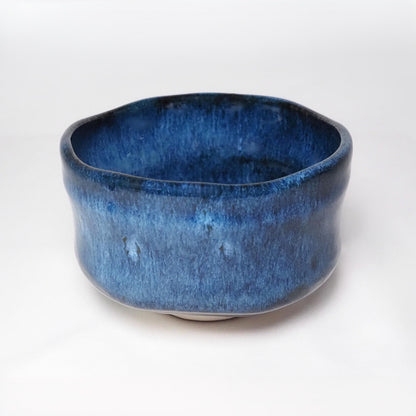 Mino Ware Matcha Bowl | Indigo Glaze | Chawan Tea Ceremony Utensil