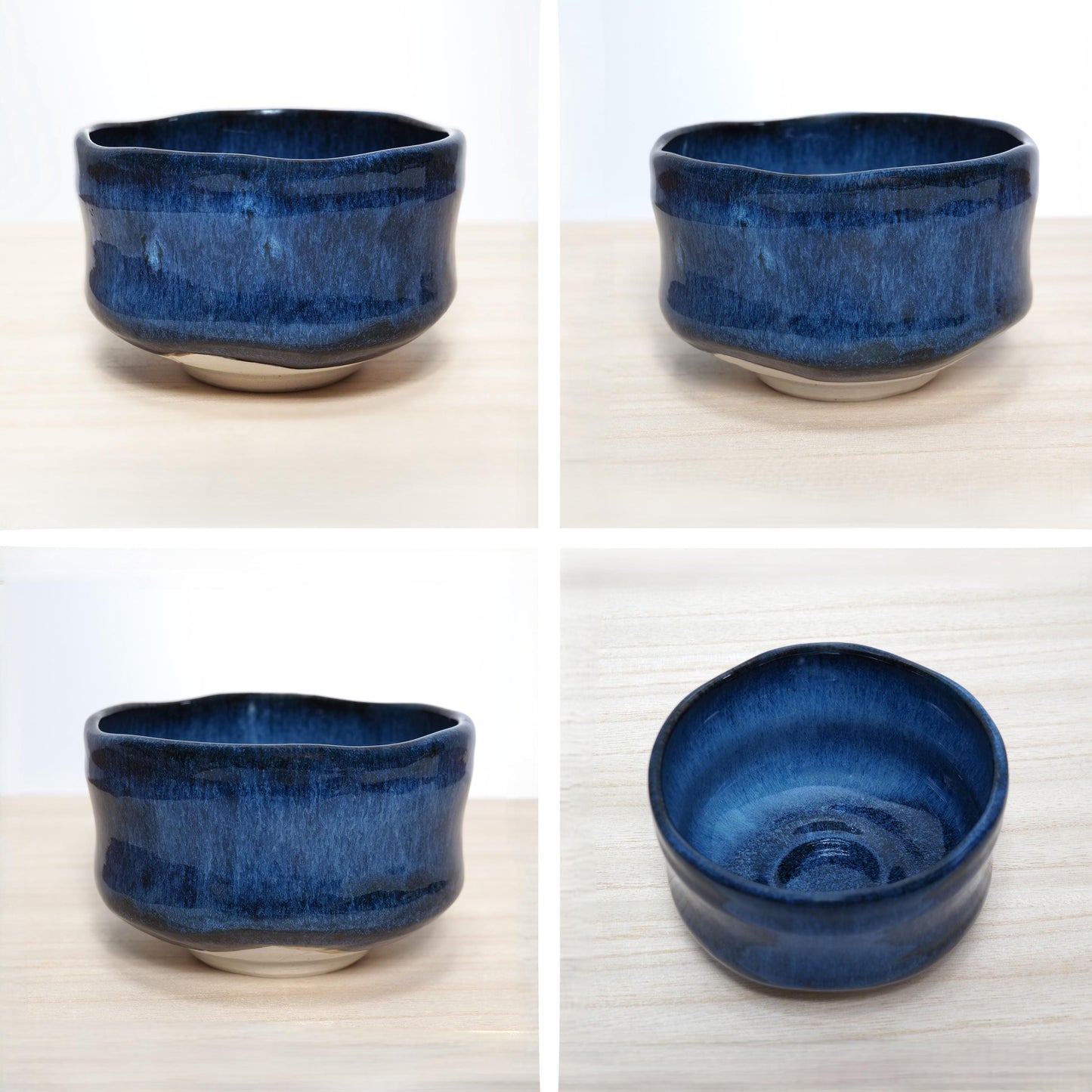 Mino Ware Matcha Bowl | Indigo Glaze | Chawan Tea Ceremony Utensil