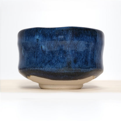 Mino Ware Matcha Bowl | Indigo Glaze | Chawan Tea Ceremony Utensil