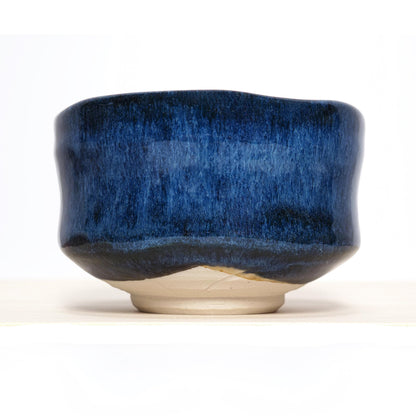 Mino Ware Matcha Bowl | Indigo Glaze | Chawan Tea Ceremony Utensil